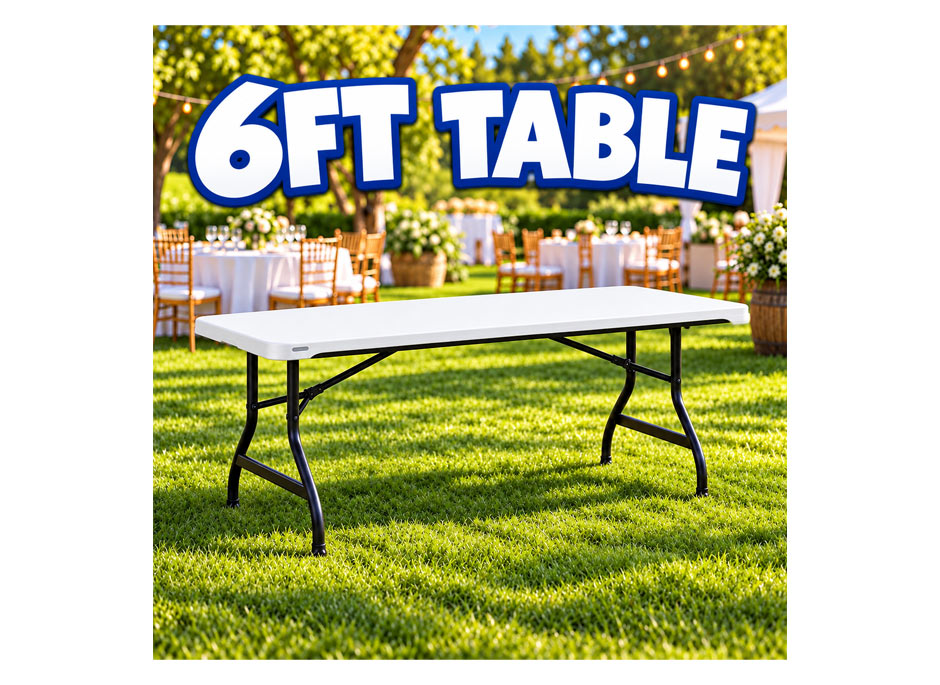 6-ft Rectangle Tables