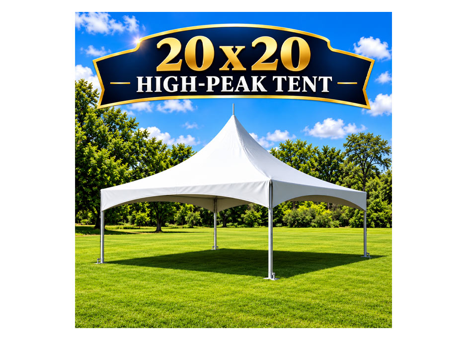 20x20 High-Peak Premium Tent