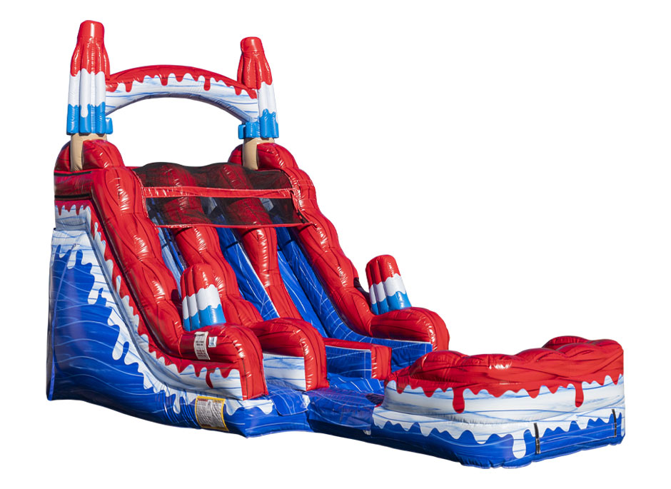 Rocket Pop Rush 17ft Water Slide