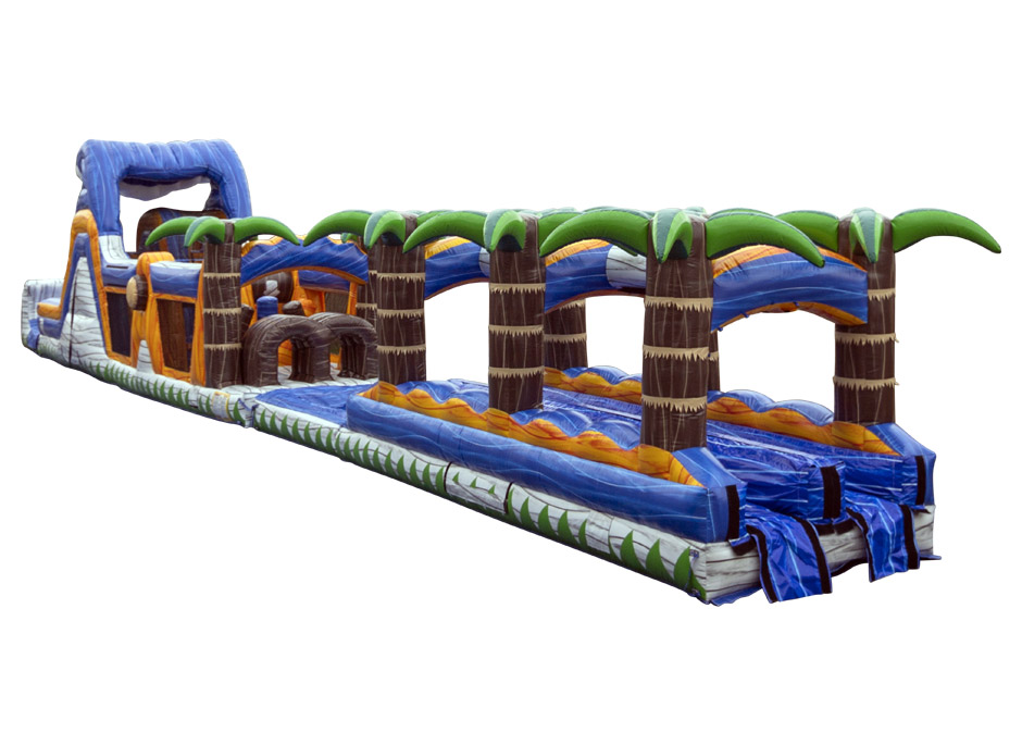 Rocky Tsunami Obstacle w/ Slip-N-Slide